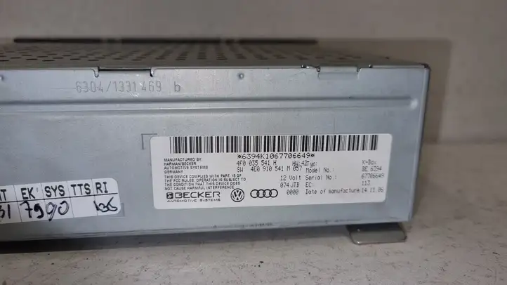 Audi A6 S6 C6 4F (2008 - 2011) 4F0035541H Магнитола / мультимедийная система — фото 2