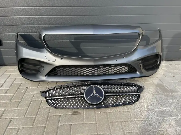 Mercedes-Benz C AMG W205 (2014 - ) A2058800507 Верхняя решетка радиатора — фото 6