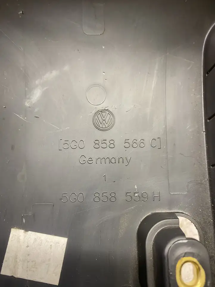 Volkswagen Golf VII (2013 - 2019) 5G0858566C Обшивка рулевой колонки — фото 3