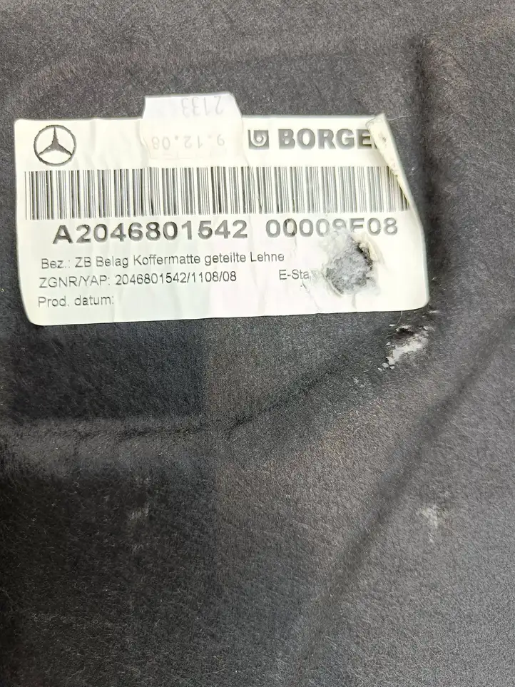 Mercedes-Benz C W204 (2007 - 2014) A2046801542 Пол багажника — фото 5