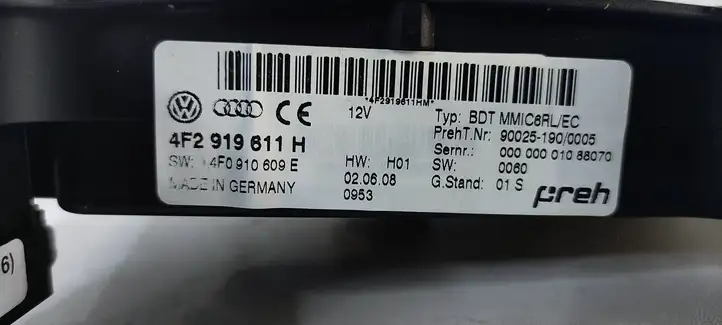 Audi A6 S6 C6 4F (2004 - 2008) 4F2919611H Контроллер мультимедийной системы — фото 4