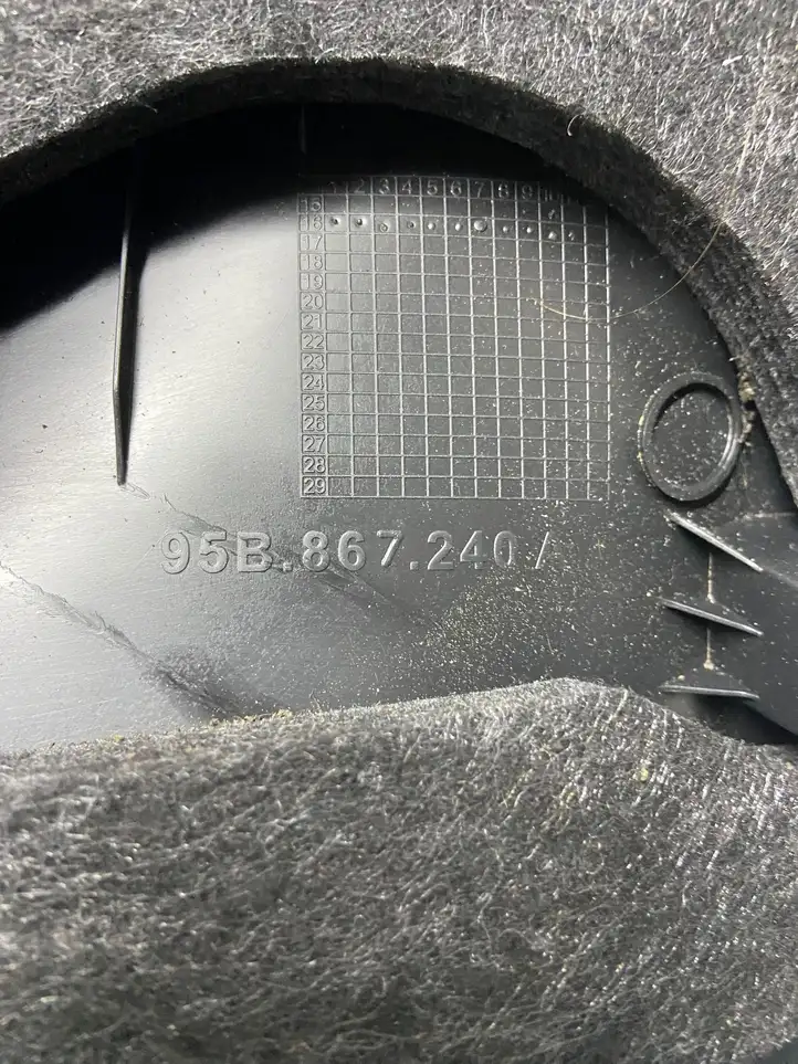 Porsche Macan (95B) (2014 - 2018) 95B867240A Обшивка стойки A — фото 3