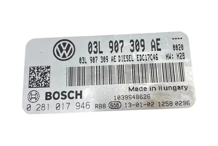 Volkswagen PASSAT B7 (2011 - 2014) 03L907309AE Блок управления двигателем (ЭБУ) — фото 5