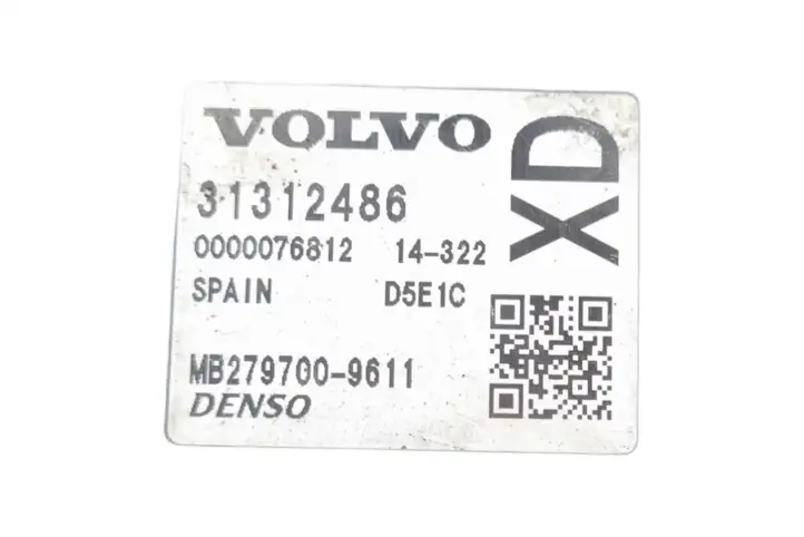 Volvo V60 (2010 - 2013) 31312486 Блок управления двигателем (ЭБУ) — фото 5