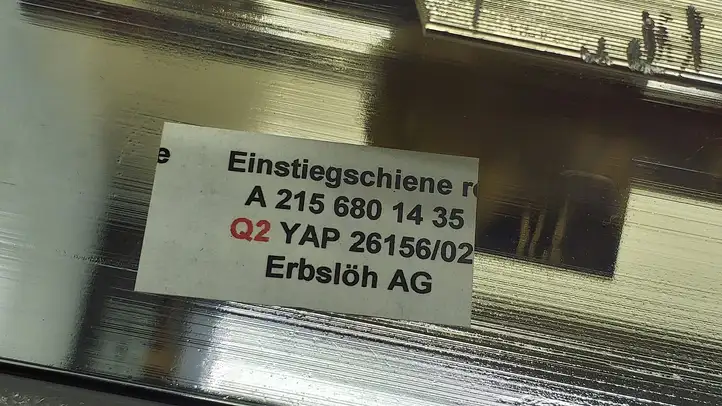 Mercedes-Benz CL C215 (2000 - 2006) A2156801435 Внутренняя отделка переднего порога — фото 8
