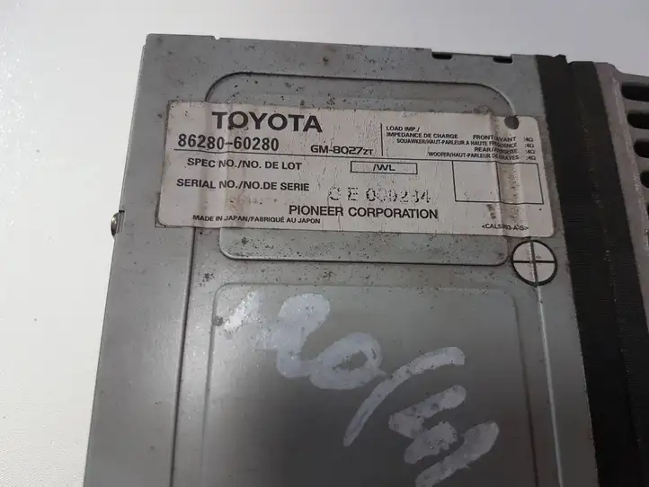 Toyota Land Cruiser (J120) (2002 - 2009) 8628060280 Усилитель звука — фото 2