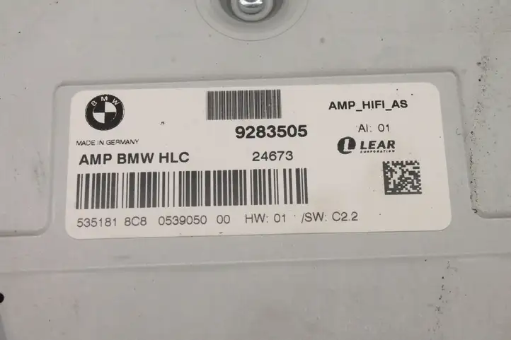 BMW 1 F20 F21 (2011 - 2019) 9283505 Усилитель звука — фото 5