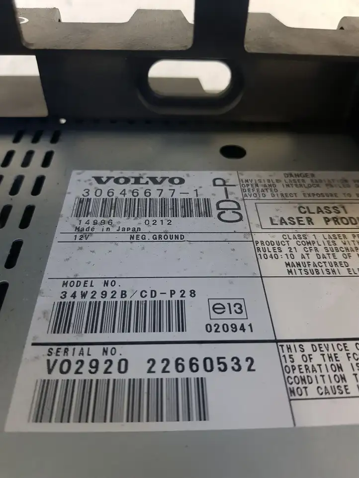 Volvo XC90 (2002 - 2006) 306466771 Усилитель звука — фото 2