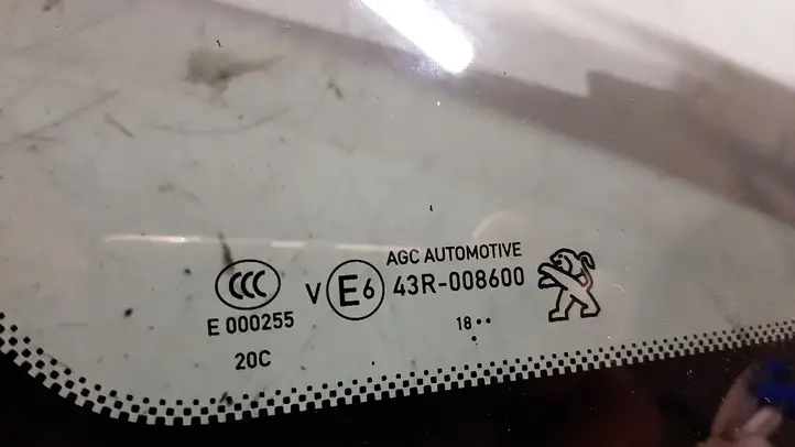 Peugeot 3008 II (2016 - 2023) 9810727480 Заднее боковое стекло — фото 3
