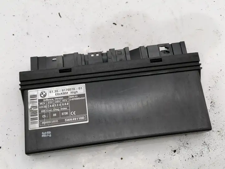 BMW 5 E60 E61 (2004 - 2010) 6135917607001 Модуль комфорта — фото 1