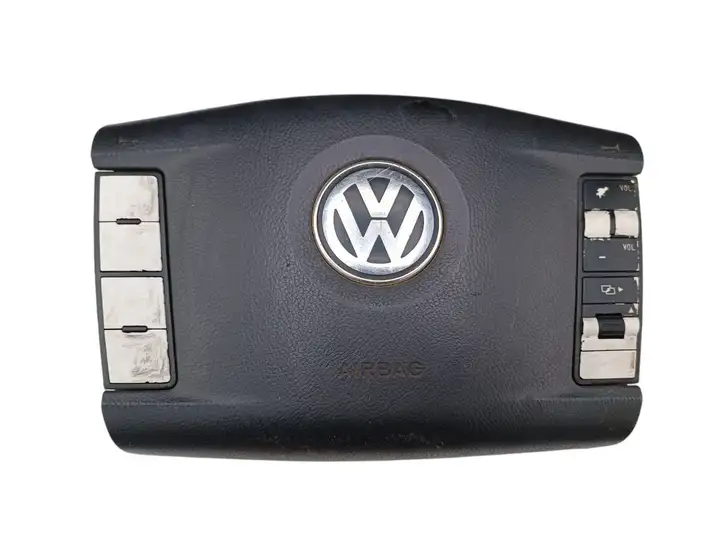 Volkswagen Touareg I (2002 - 2010) 61503077E Подушка безопасности руля — фото 1