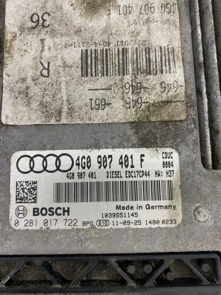 Audi A6 C7 (2011 - 2014) 4G0907401F Блок управления двигателем (ЭБУ) — фото 5