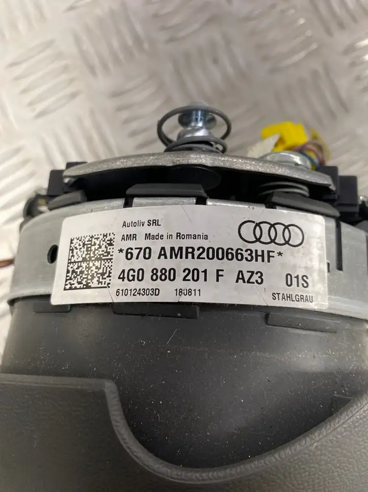 Audi A6 C7 (2011 - 2014) 4G0880201F Подушка безопасности руля — фото 6