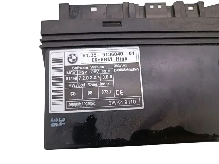 BMW 5 E60 E61 (2004 - 2010) 61359136040 Модуль комфорта — фото 3