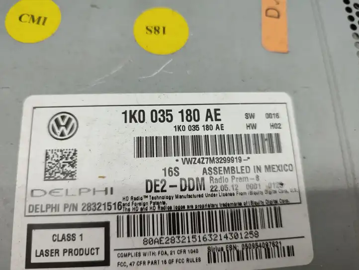 Volkswagen PASSAT B7 USA (2012 - 2016) 1K0035180AE Магнитола / мультимедийная система — фото 6