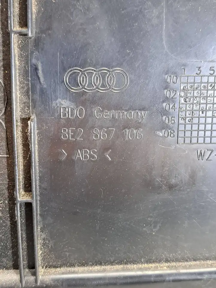 Audi A4 S4 B7 8E 8H (2004 - 2009) 8E2867106 Обшивка передней двери — фото 3