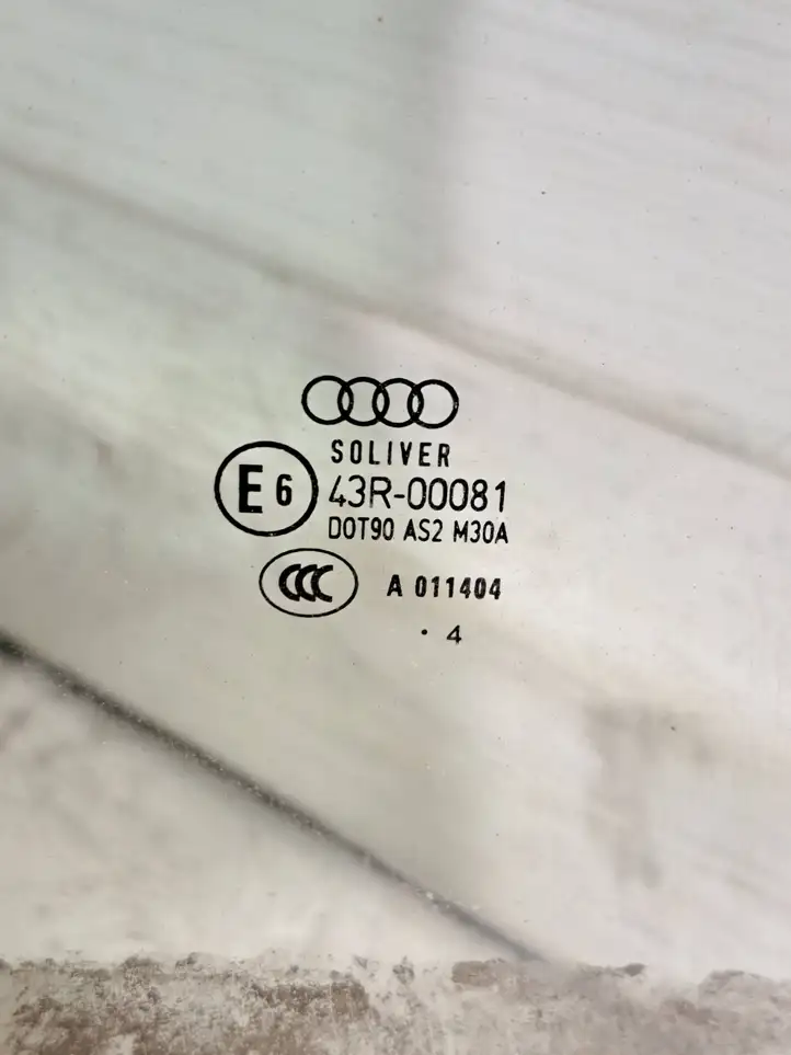 Audi A6 S6 C6 4F (2004 - 2008) DOT90AS2M30A Стекло задней двери — фото 3