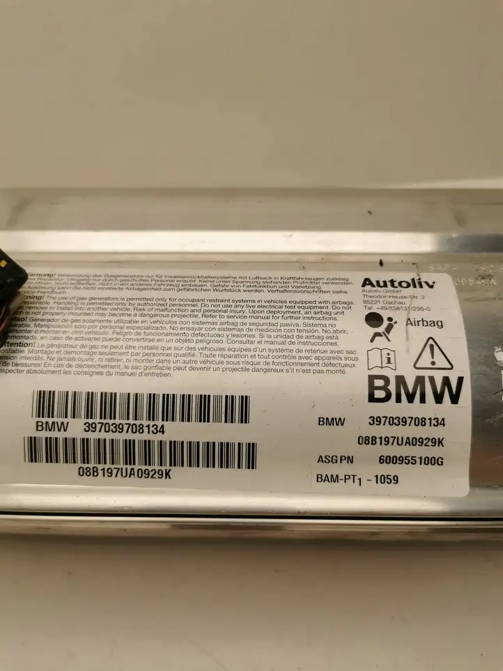 BMW 5 E60 E61 (2004 - 2010) 600955100G Подушка безопасности пассажира — фото 3