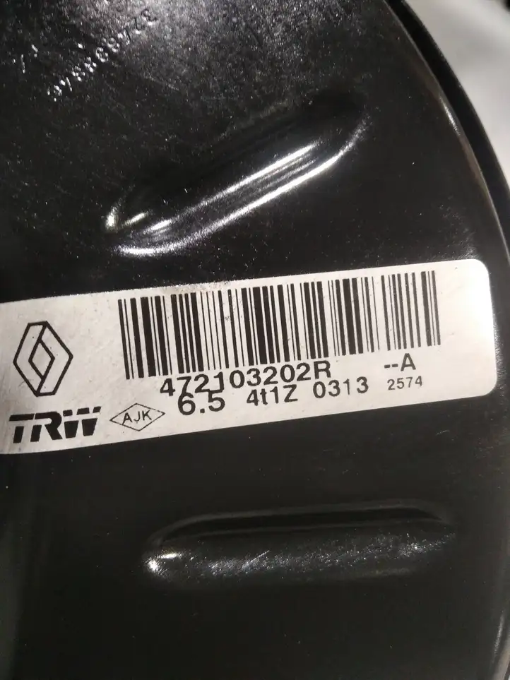 Renault Captur (2013 - 2020) 472103202R Вакуумный усилитель тормозов — фото 3