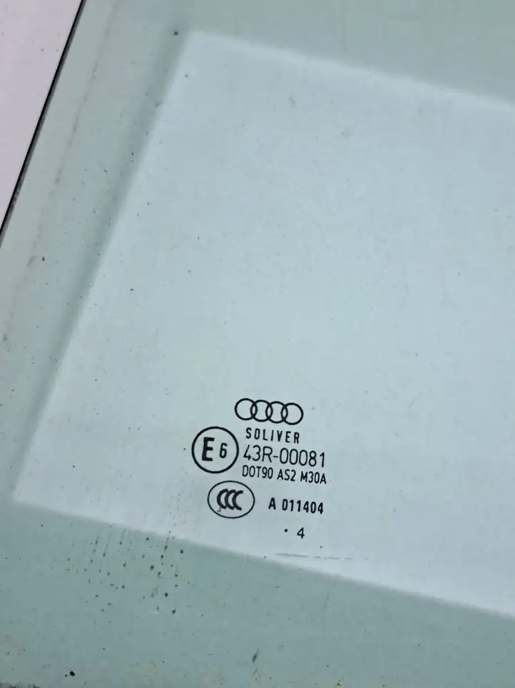 Audi A6 S6 C6 4F (2004 - 2008) 43R00081 Стекло задней двери — фото 3