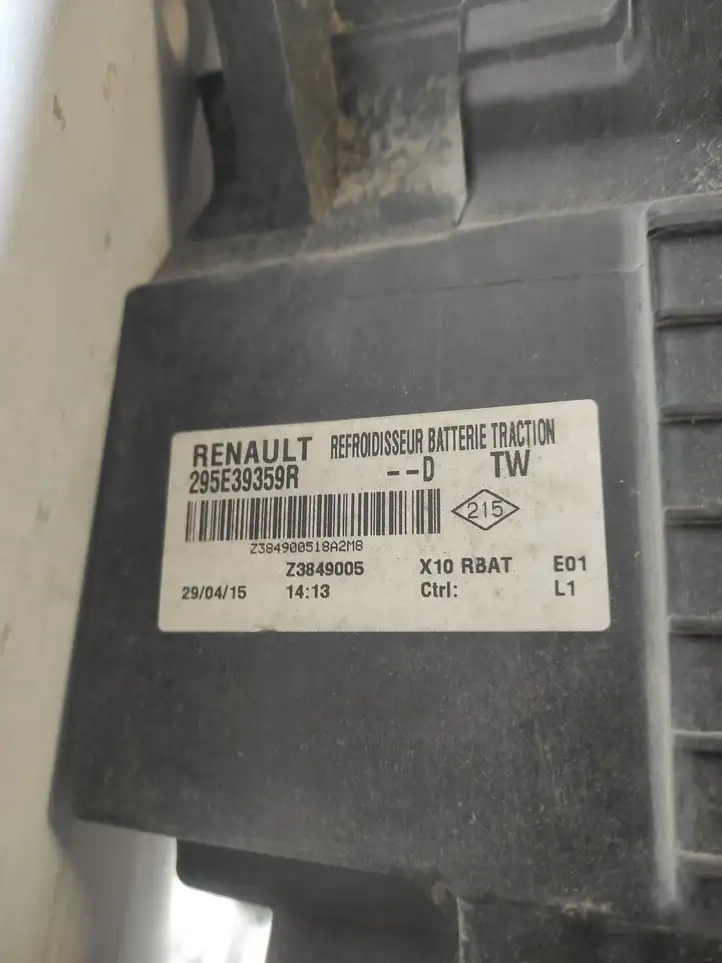 Renault Zoe (2012 - ) 295E39359R электрический вентилятор батареи автомобиля — фото 4