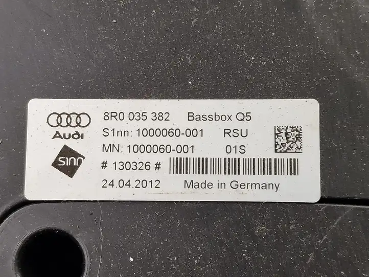 Audi Q5 SQ5 (2012 - 2017) 8R0035382 Сабвуфер — фото 2