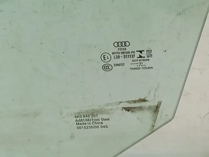 Audi A6 S6 C8 4K (2018 - ) 4K0845201 Стекло передней двери — фото 2