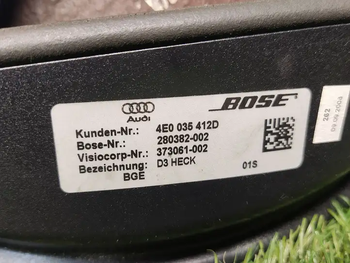 Audi A8 S8 D3 4E (2007 - 2010) 4E0035412D Сабвуфер — фото 2