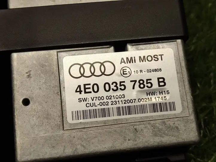 Audi Q7 4L (2005 - 2009) 4E0035785B Контроллер мультимедийной системы — фото 3