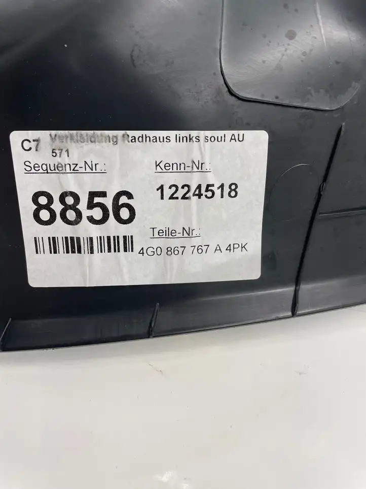 Audi A6 C7 (2014 - 2018) 4G0867767A Нижняя боковая отделка заднего сиденья — фото 6