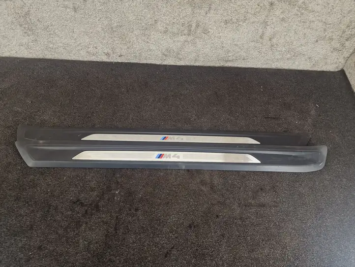 BMW 4 F32 F33 (2013 - 2017) 8063798 Внутренняя обшивка порога (комплект) — фото 1