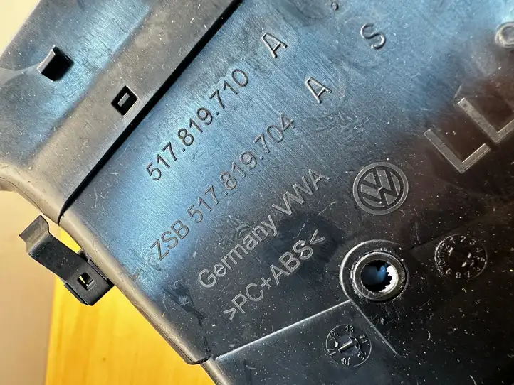 Volkswagen Golf Sportsvan (2014 - 2017) 517819710A Боковой воздушный дефлектор — фото 3