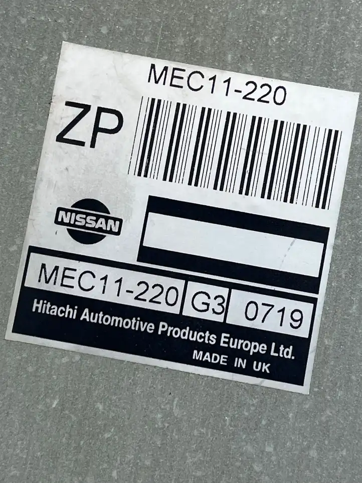 Nissan Almera N16 (2000 - 2010) MEC11220 Блок управления двигателем (ЭБУ) — фото 3