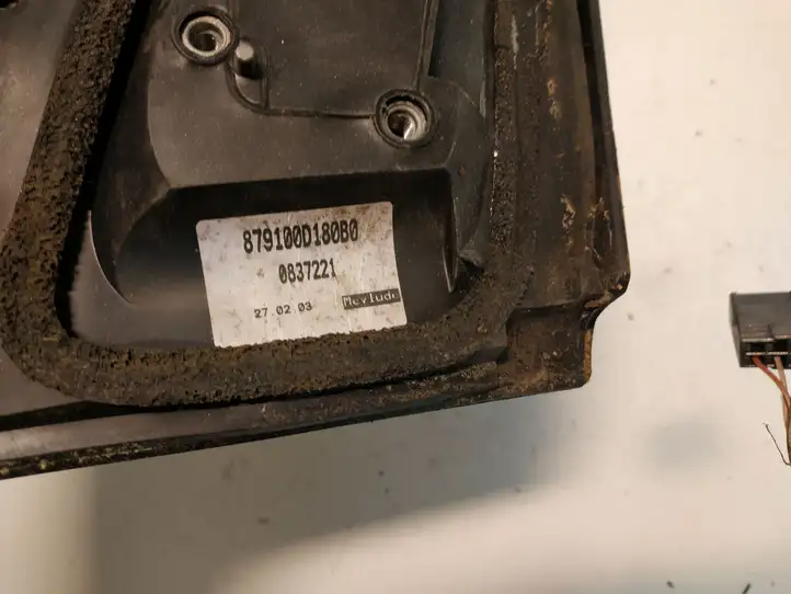 Toyota Yaris (1999 - 2003) 879100D180B0 Боковое зеркало с электроприводом — фото 4