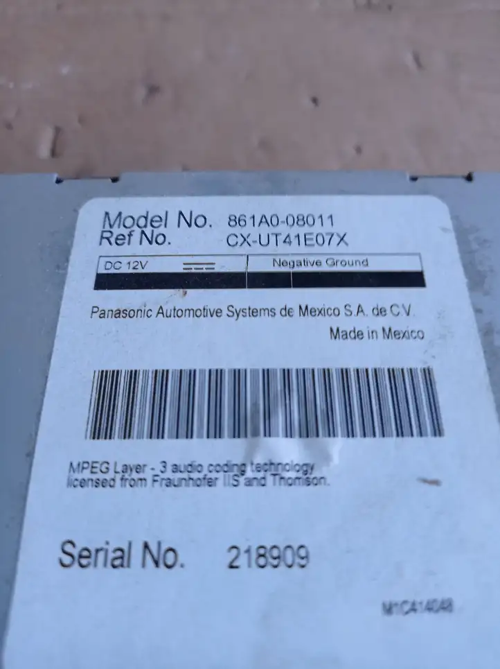 Toyota Sienna XL30 III (2011 - 2020) 861A008011 Модуль управления видео — фото 3
