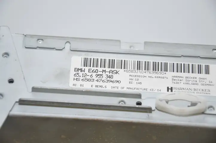 BMW 5 E60 E61 (2004 - 2010) 6955348 Магнитола / мультимедийная система — фото 3