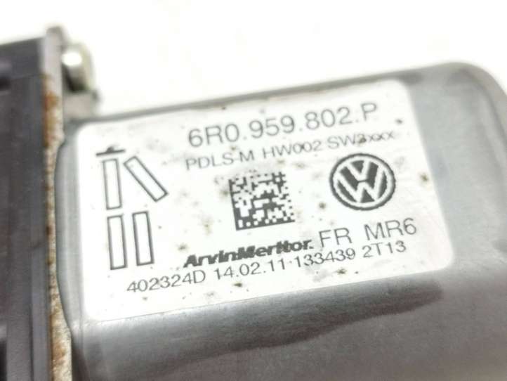 Skoda Fabia Mk2 (5J) (2007 - 2014)  6R0959802P электродвигатель переднего стеклоподъемника