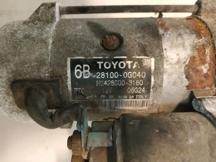 Toyota Corolla Verso AR10 (2004 - 2009) 281000G040 Стартер — фото 2
