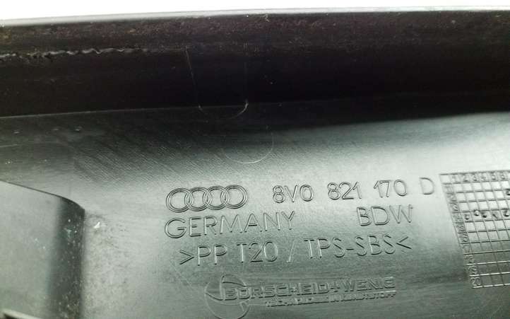Audi A3/S3 8V (2012 - 2016)  8V0821170D Накладка на крыло
