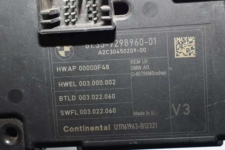 BMW 3 F30 F35 F31 (2012 - 2018) 9298960 Модуль управления кузовом (BCM) — фото 2