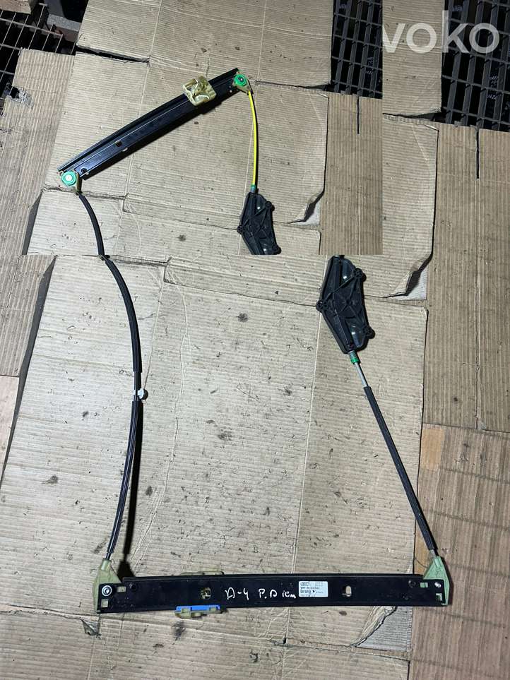 Audi A4 (2007 - 2011)  8K0837462 Механизм для электрического подъема окон передней двери (без двигателя)