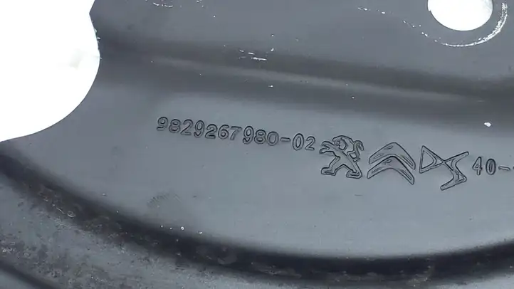 Peugeot 5008 II (2017 - 2020) 9829267980 Защитный кожух заднего тормозного диска — фото 2