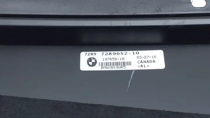 BMW X5 F15 (2013 - 2017) 7289652 Накладка стекла задней двери — фото 2