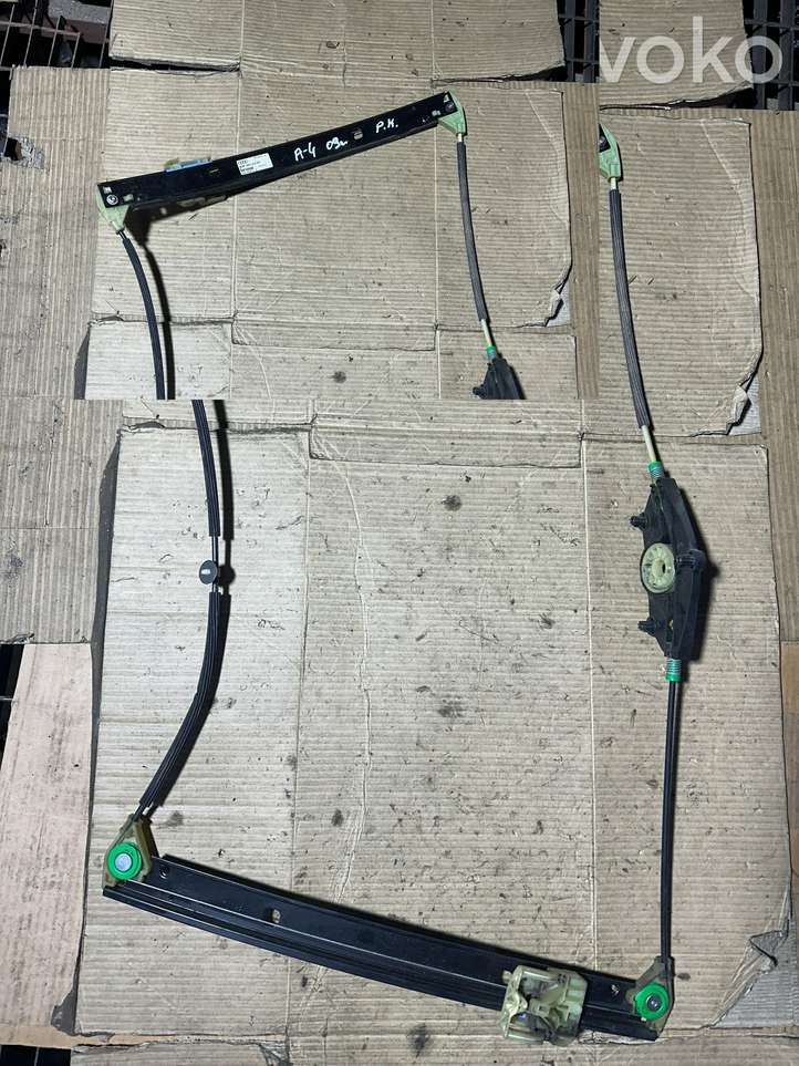 Audi A4 (2007 - 2011)  8K0837461 Механизм для электрического подъема окон передней двери (без двигателя)
