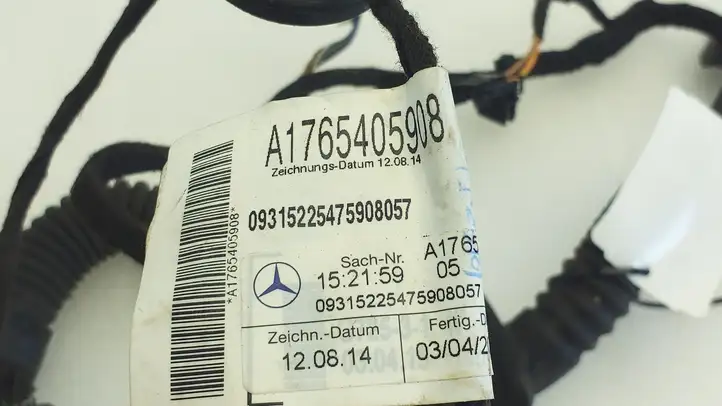 Mercedes-Benz A W176 (2012 - 2018) A1765405908 Проводка задней двери — фото 2
