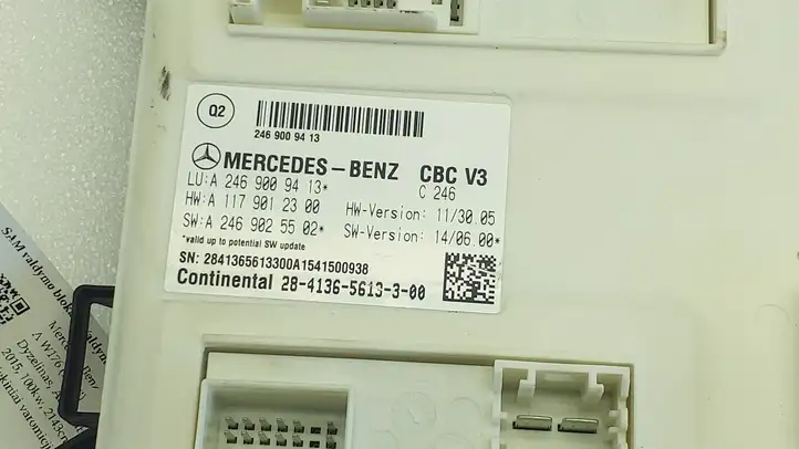Mercedes-Benz A W176 (2012 - 2018) A2469009413 Блок SAM — фото 2