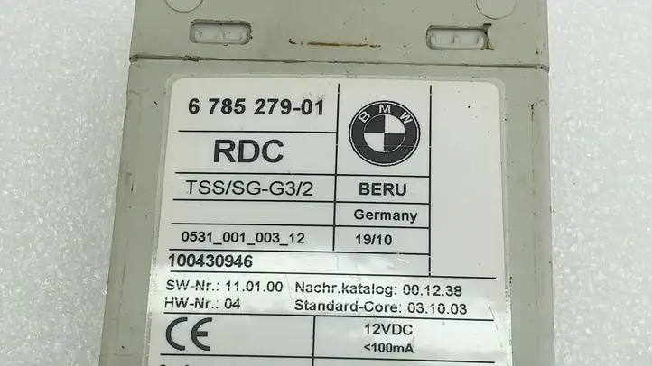 BMW Z4 E89 (2009 - 2017) 6785279 Блок управления TPMS — фото 2