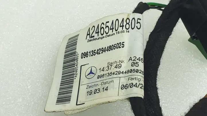 Mercedes-Benz A W176 (2012 - 2018) A2465404805 Проводка передней двери — фото 2