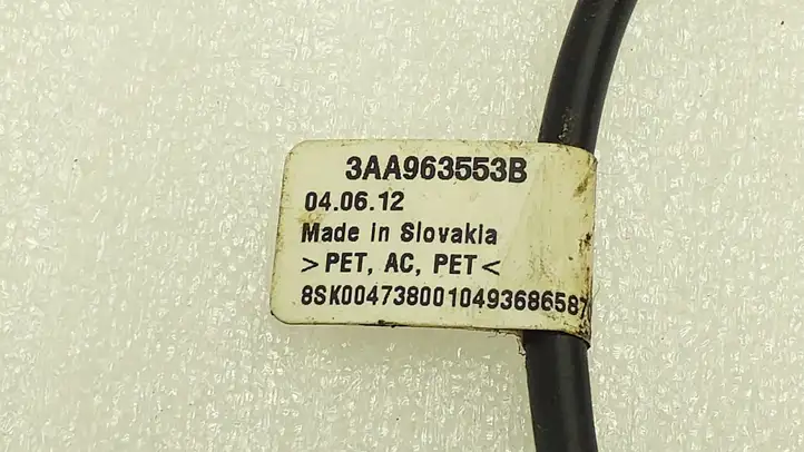 Volkswagen PASSAT B7 (2011 - 2014) 3AA963553B Датчик занятости сиденья — фото 3