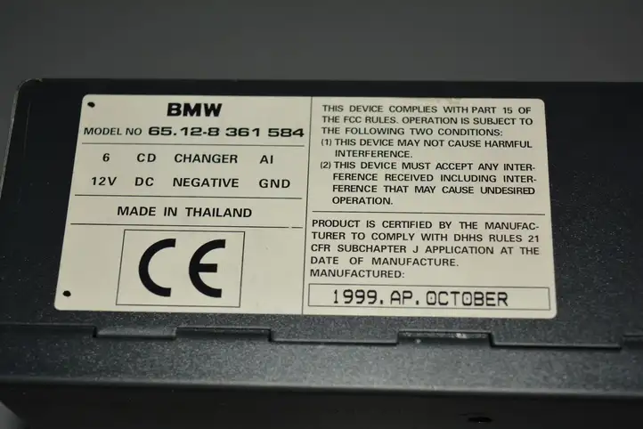BMW 5 E39 (1996 - 2003) CD/DVD чейнджер — фото 3